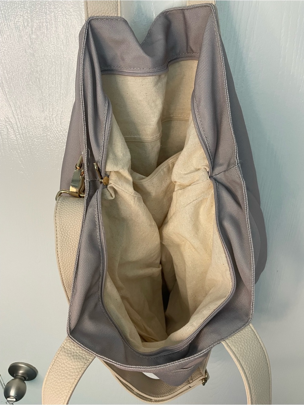 Kindred Bravely Gray Hospital & Diaper Tote Bag - Picture 8 of 11